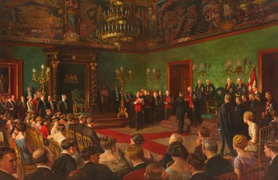Pilgrimsfärd, 26 mars 1926, medlem av Royal Victorian Order of St John Investiture på Malta av Edward Caruana Dingli