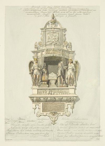 Monument till Robert Codrington av Edward Cashin