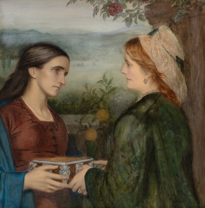 Gåvan (akvarell) av Edward Clifford