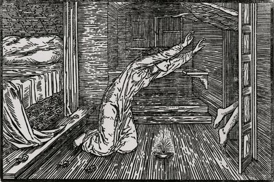 Cupid på väg av Edward Coley (after) Burne Jones