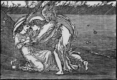Cupid återupplivar henne av Edward Coley (after) Burne Jones
