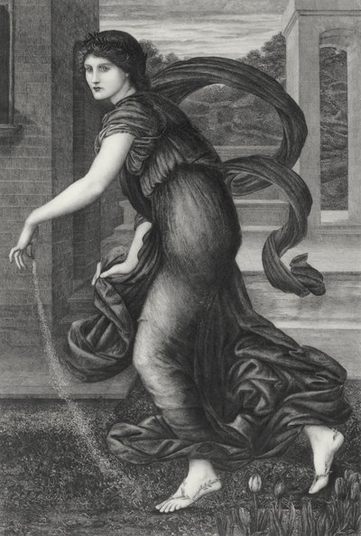 Vår av Edward Coley (after) Burne Jones