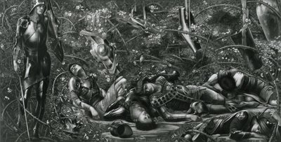 The Briar Wood, från The Briar Rose Series av Edward Coley (after) Burne Jones