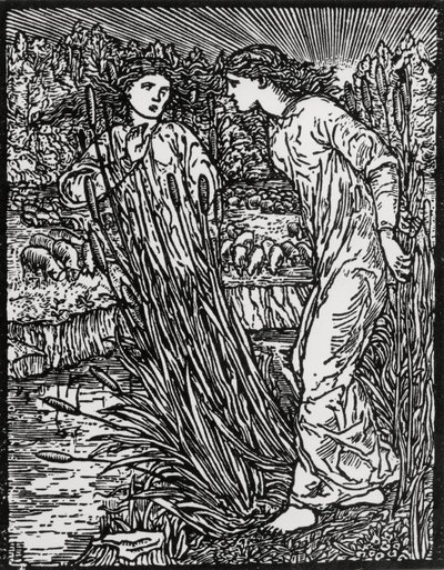 Det guldullade fårets uppgift av Edward Coley (after) Burne Jones