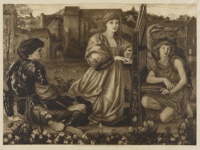 Das Liebeslied von Edward Coley Burne-Jones