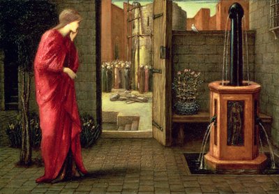 Danae tittar på byggnaden av Brazen Tower, 1872 av Edward Burne Jones
