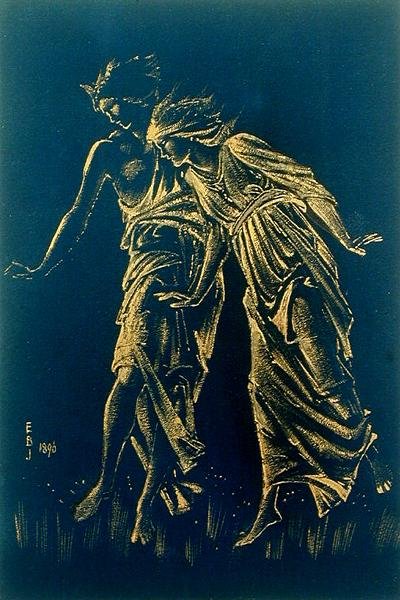 Flickor som dansar av Edward Coley Burne Jones