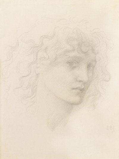 Kopf von May Morris von Edward Burne Jones
