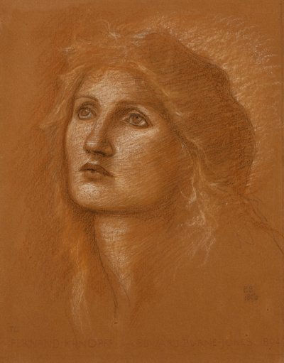 Chef för en kvinna, 1890 av Edward Burne Jones