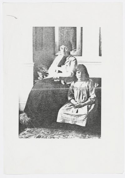 Brev till konstnärens barnbarn Angela Thirkell (penna på papper) av Edward Burne Jones