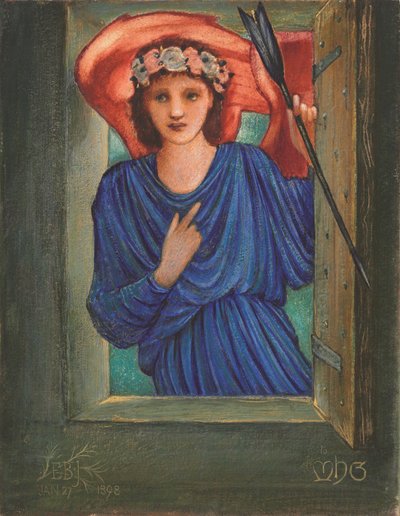 Kärlek vid fönstret av Edward Coley Burne Jones