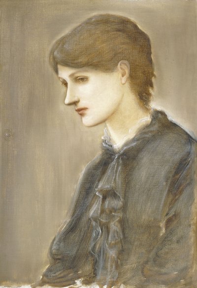 Porträtt av Mrs William J. Stillman, född Marie Spartali, av Edward Burne Jones