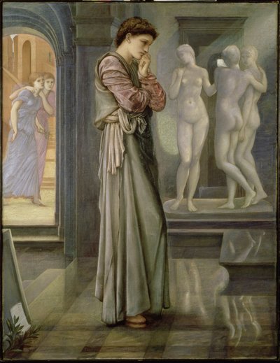 Pygmalion och bilden: The Heart Desires, 1868 av Edward Burne Jones