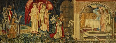The Achievement of the Holy Graal av Sir Galahad, Sir Bors och Sir Percival, av Edward Burne Jones