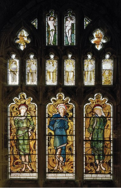 Der Feuerofen, 1870 von Edward Burne Jones