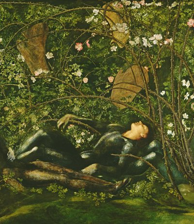 Knights and the Briar Rose, 1869 av Edward Burne Jones