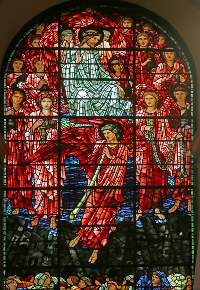 The Last Judgement, 1885-1897 (målat glas) av Edward Burne Jones