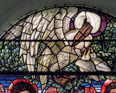 Pelikanen i hennes fromhet av Edward Coley Burne Jones