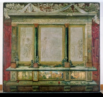 Troja Triptyk, 1872-1898 av Edward Burne Jones
