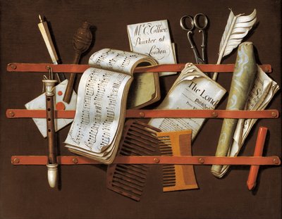 Brevställ, ca 1698 av Edward Collier