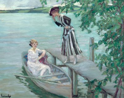 Vid bryggan av Edward Cucuel