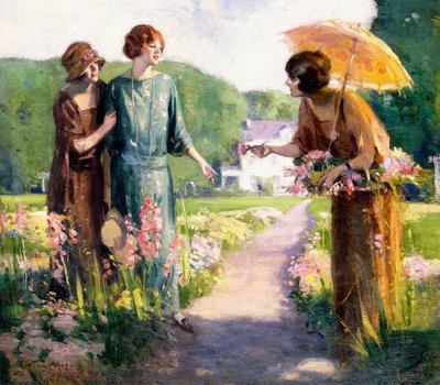 Plocka blommor av Edward Cucuel