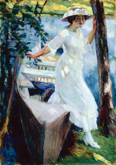 The Rendezvous (olja på duk) av Edward Cucuel
