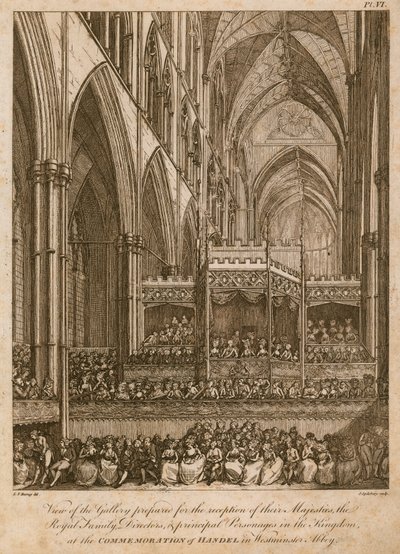 Händels minne, Westminster Abbey, London av Edward Dayes