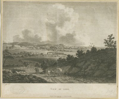 Leek Town: gravyr, nd [c 1795] av Edward Dayes