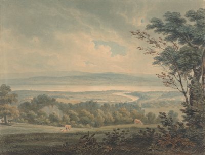 Mötet mellan floderna Severn och Wye, nära Chepstow av Edward Dayes