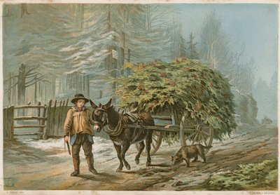 En man som leder en åsna av Edward Duncan