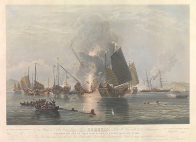Iron Steamship Nemesis, krigsjunkar i Anson