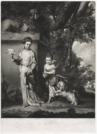 Damerna Amabel och Mary Jemima Yorke av Edward Fisher