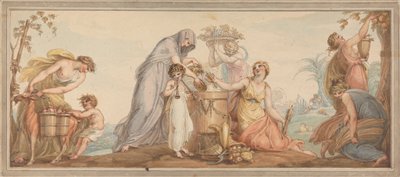 Allegori för hösten av Edward Francis Burney