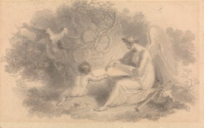 Allegori över Napoleonska striderna av Edward Francis Burney