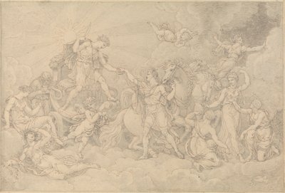 Apollo och Phaeton av Edward Francis Burney