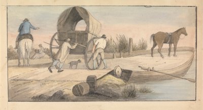 Går ombord på färjan av Edward Francis Burney