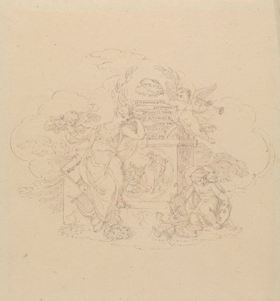 Design för illustrationer till Mozarts operor av Edward Francis Burney