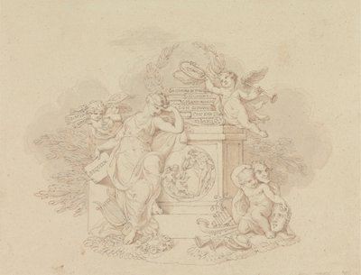 Design för illustrationer till Mozarts operor av Edward Francis Burney