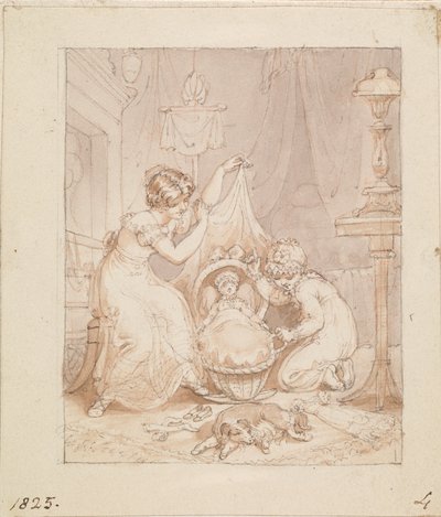 Illustration för The New Doll: Untitled av Edward Francis Burney