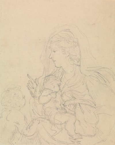 Madonna och barn av Edward Francis Burney