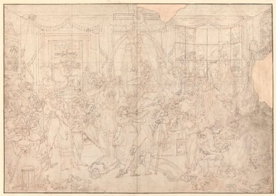 The Elegant Establishment for Young Ladies (studie för) av Edward Francis Burney