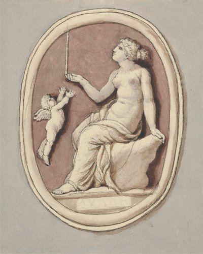 Venus och Amor av Edward Francis Burney