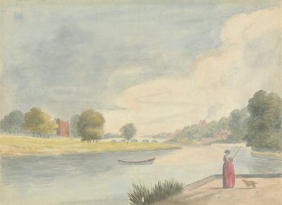 Kvinna Fiske av Edward Francis Burney