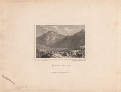 Cader idris av Edward Francis Finden