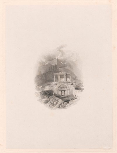 Theseus port, Aten av Edward Francis Finden