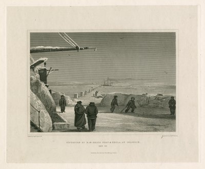 Situationen för HM Ships Fury och Hecla, vid Igloolik av Edward Francis Finden