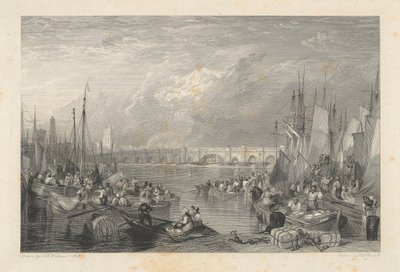 Old London Bridge and Vicinity av Edward Goodall