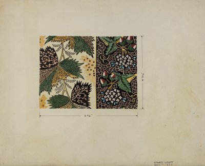 Piece of Calico, ca. 1936. av Edward Grant