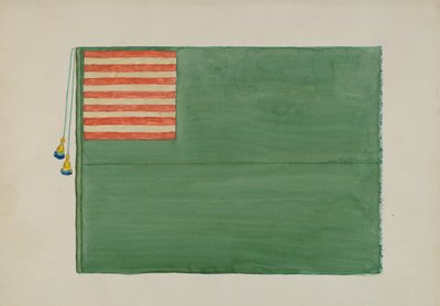Revolutionär flagga, ca. 1936. av Edward Grant